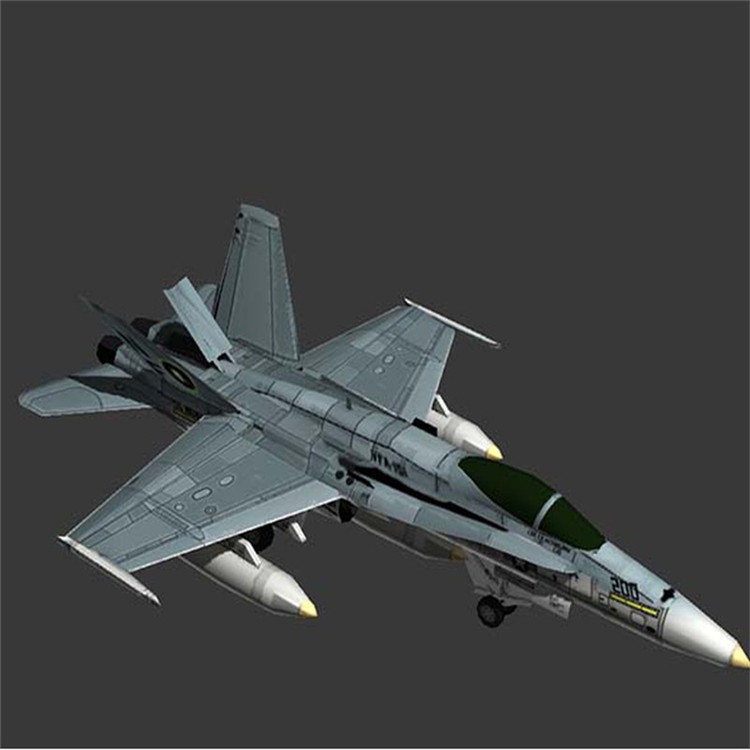 鄂州3D舰载战斗机模型